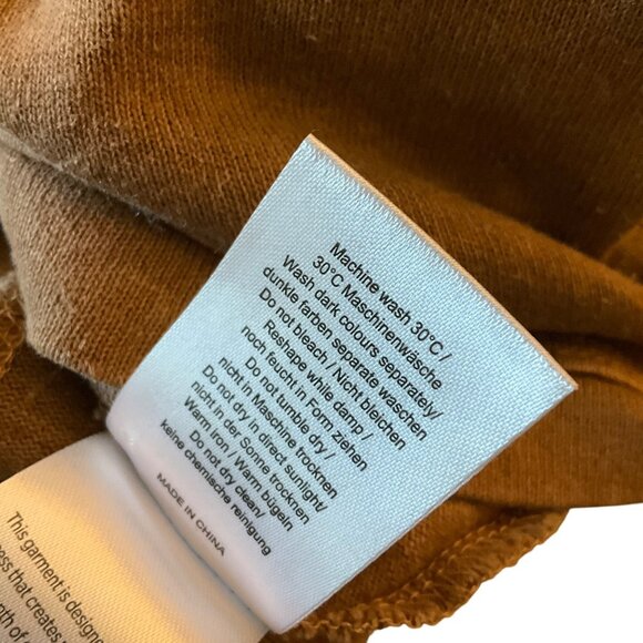 Oversized Poetry Womens Top Hemp & Cotton Blend Loose Fit Tan Color 12 L Boxy - Picture 5 of 9